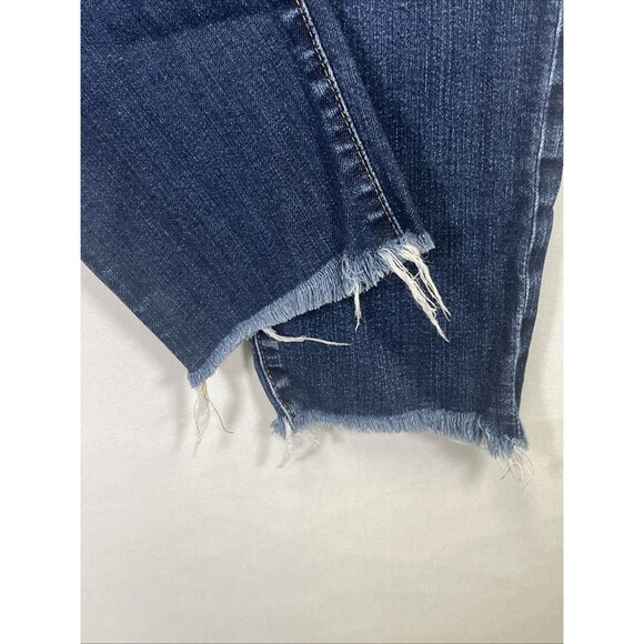 AG Adriano Goldschmied Jeans The Stilt Raw Hem Cigarette Leg Frayed Ankle Blue - Picture 3 of 8